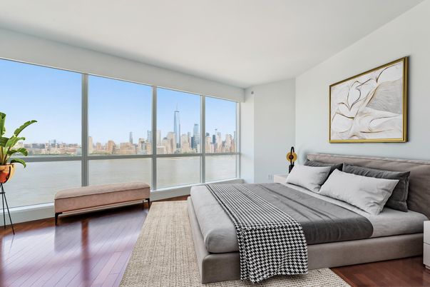 Bedroom, Interior, Water, Wood Texture Flooring