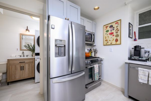 Interior, Kitchen, Recessed Lighting, Stainless Steel Appliances