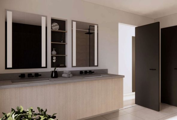 Bathroom, Dual Sink Vanities, Interior