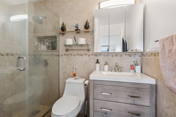 Bathroom, Glass Shower, Interior
