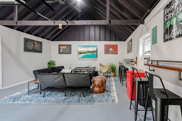 Interior, Living room, Wooden Beams