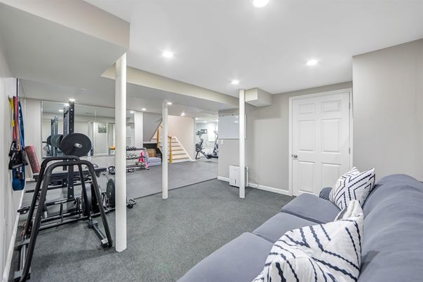 Fitness Equipment, Interior, Recessed Lighting