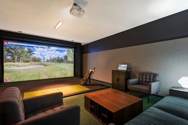 Interior, Projection Screen, Theatre Room