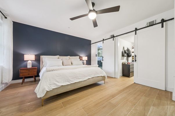 Bedroom, Interior, Wood Texture Flooring