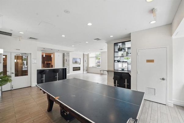 Game Room, Interior, Recessed Lighting, Wood Texture Flooring