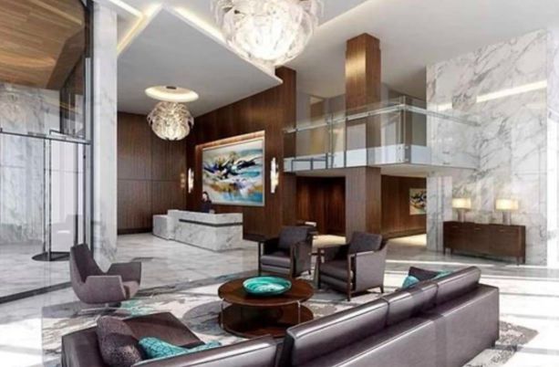 Chandelier, Fireplace, Interior, Living room, Marble, Marble Walls, Pendant Lights, Wooden Walls