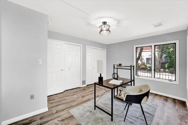 Home Office, Interior, Wood Texture Flooring