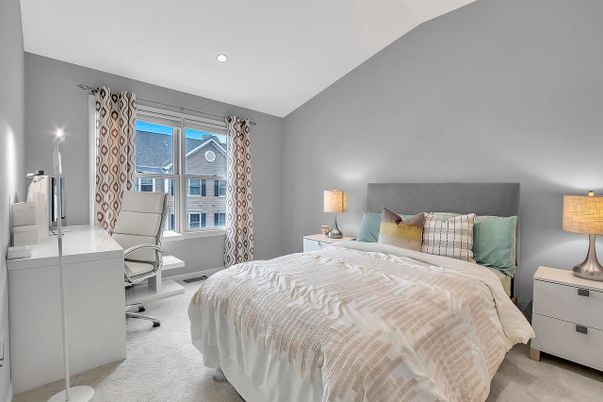 Bedroom, Home Office, Interior, Recessed Lighting