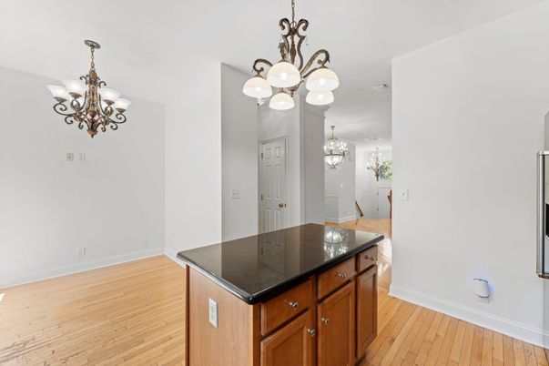 Chandelier, Interior, Wood Texture Flooring