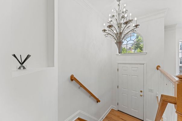 Chandelier, Interior, Wood Texture Flooring