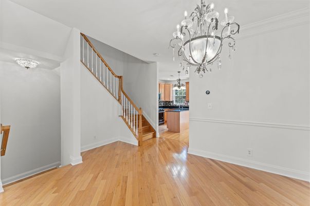 Chandelier, Interior, Wood Texture Flooring