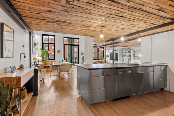 Dining room, Interior, Pendant Lights, Wooden Ceilings, Wood Texture Flooring