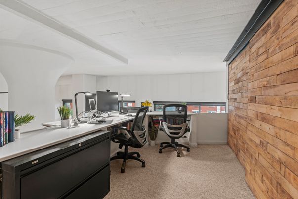 Home Office, Interior, Stone Walls, Wooden Walls