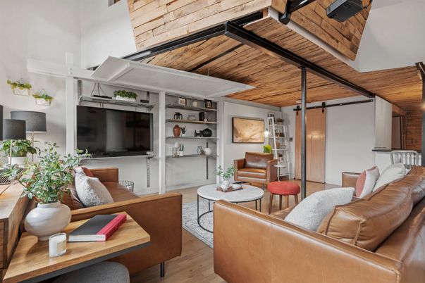 Interior, Living room, Wooden Ceilings, Wood Texture Flooring