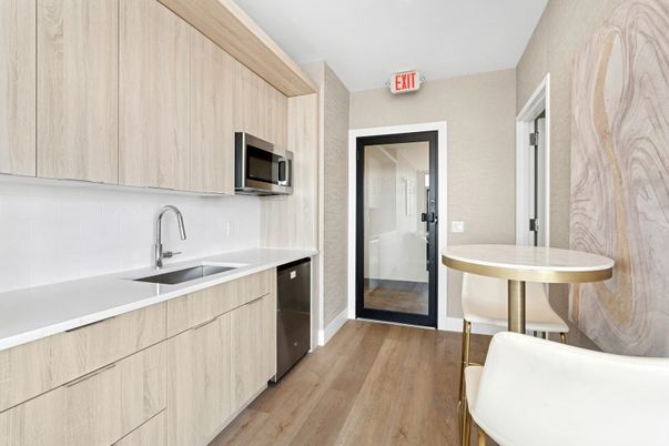 Interior, Kitchen, Wood Texture Flooring