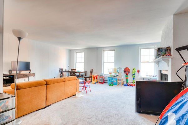 Dining room, Fireplace, Interior, Living room