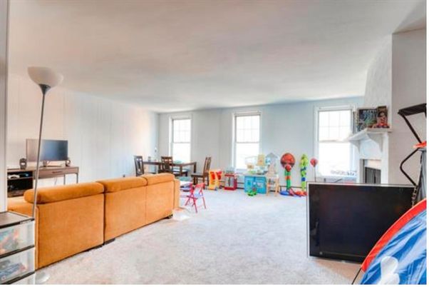Dining room, Fireplace, Interior, Living room