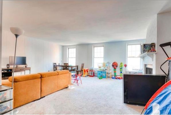 Dining room, Fireplace, Interior, Living room