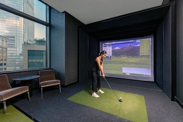 Interior, Projection Screen