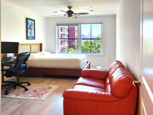 Bedroom, Home Office, Interior, Wood Texture Flooring
