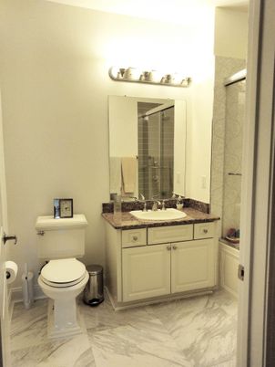 Bathroom, Glass Shower, Interior, Marble