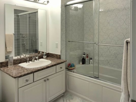 Bathroom, Glass Shower, Interior, Marble