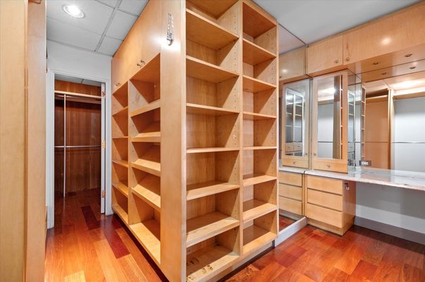 Interior, Recessed Lighting, Walk-in Closets, Wood Texture Flooring