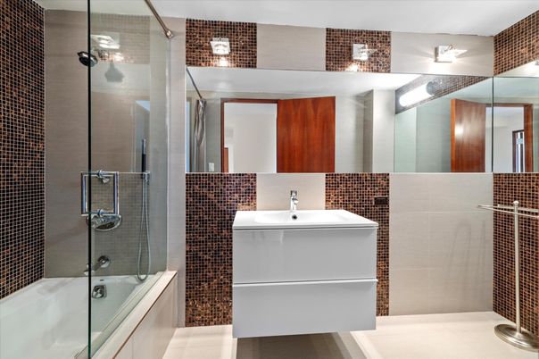 Bathroom, Glass Shower, Interior