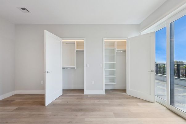 Interior, Walk-in Closets, Wood Texture Flooring