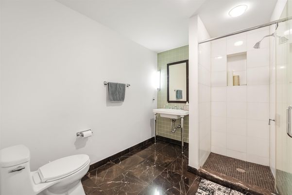 Bathroom, Glass Shower, Interior, Marble