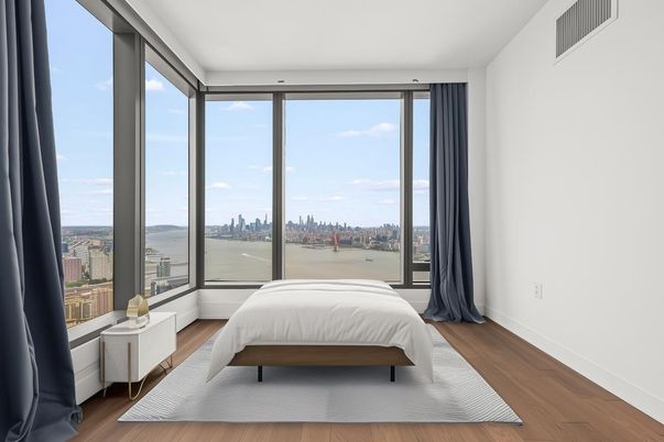 Bedroom, Interior, Water, Wood Texture Flooring