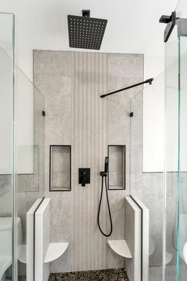 Bathroom, Glass Shower, Interior