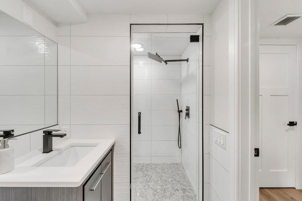 Bathroom, Glass Shower, Interior