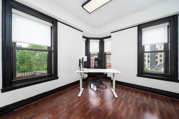 Home Office, Interior, Wood Texture Flooring