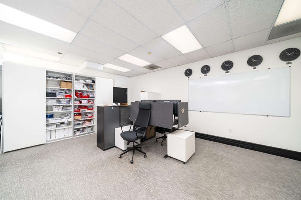 Home Office, Interior, Recessed Lighting
