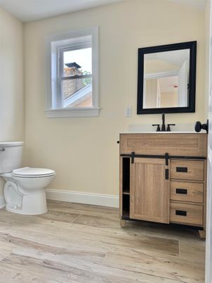 Bathroom, Interior, Wood Texture Flooring