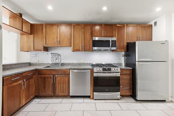 Interior, Kitchen, Recessed Lighting, Stainless Steel Appliances