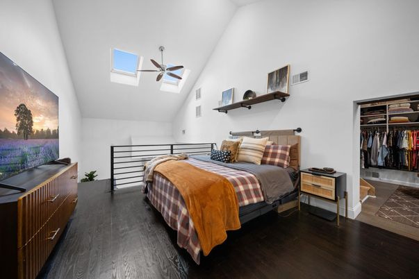 Bedroom, Interior, Wood Texture Flooring