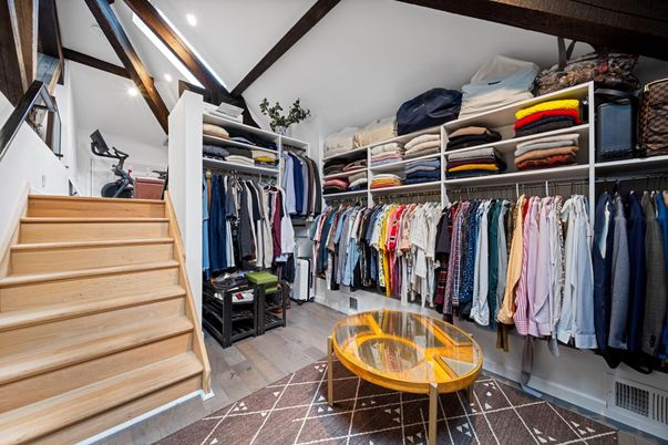 Interior, Recessed Lighting, Walk-in Closets, Wood Texture Flooring