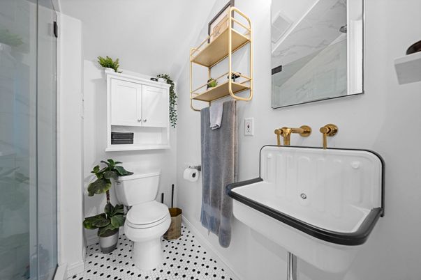 Bathroom, Glass Shower, Interior