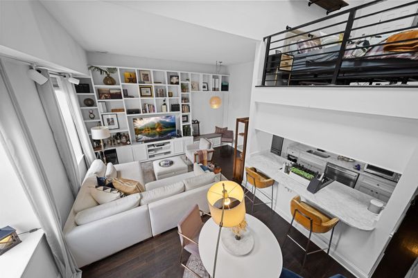 Interior, Living room, Pendant Lights, Wood Texture Flooring