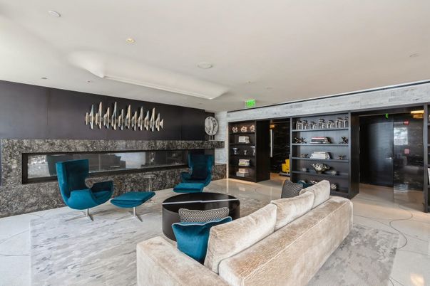 Interior, Living room, Marble, Recessed Lighting