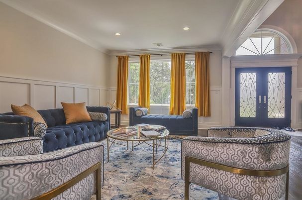Interior, Living room, Recessed Lighting