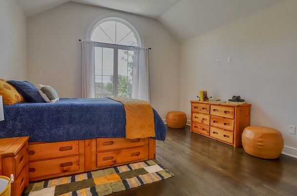 Bedroom, Interior, Wood Texture Flooring