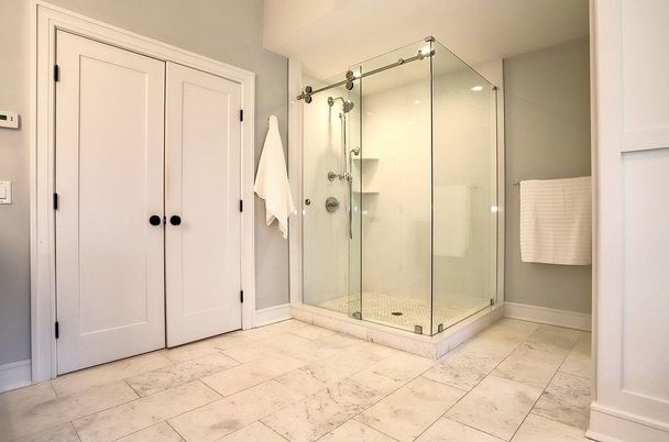 Bathroom, Glass Shower, Interior