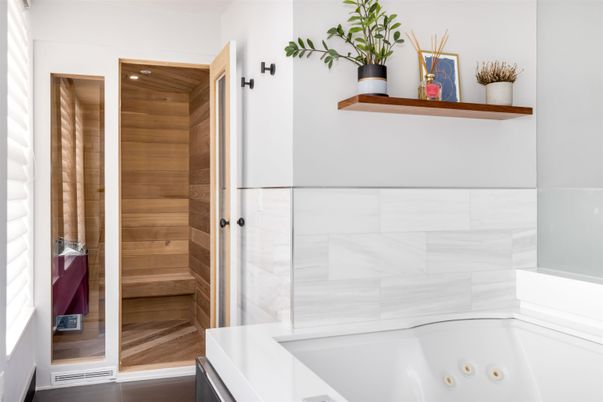 Bathroom, Interior, Wooden Walls