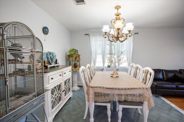 Chandelier, Dining room, Interior