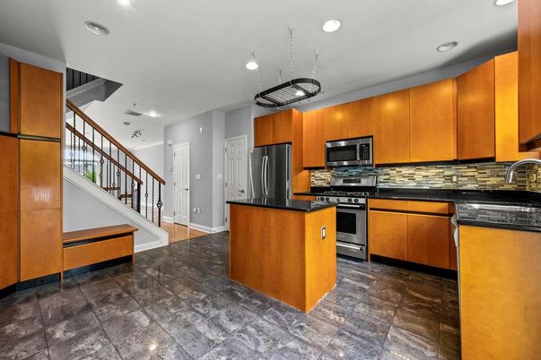 Interior, Kitchen, Recessed Lighting, Stainless Steel Appliances