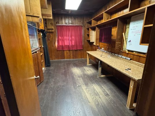 Interior, Walk-in Closets, Wood Texture Flooring, Wooden Walls