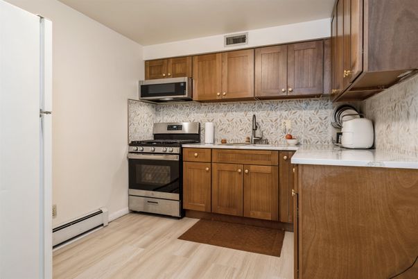 Interior, Kitchen, Wood Texture Flooring